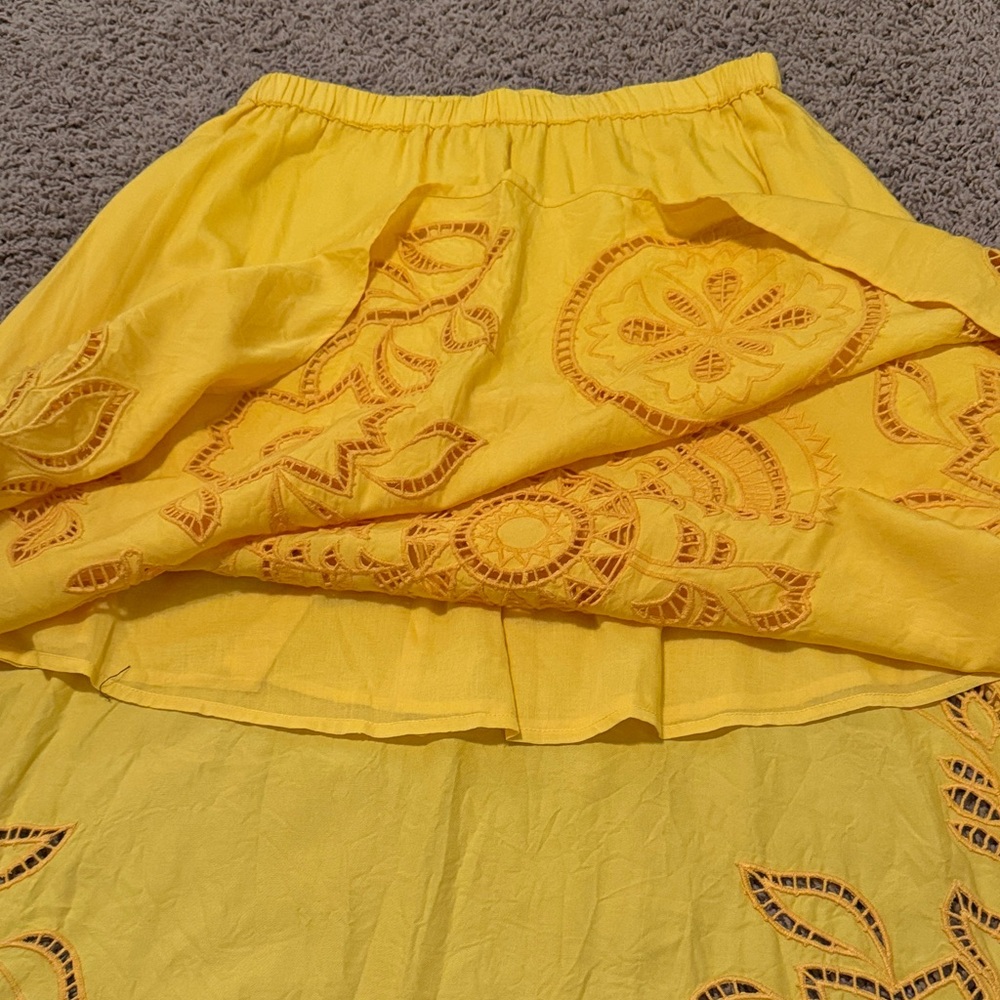 ⚡️NWT⚡️Misa Los Angeles Analisse Embroidered A-Line Skirt - Picture 4 of 10